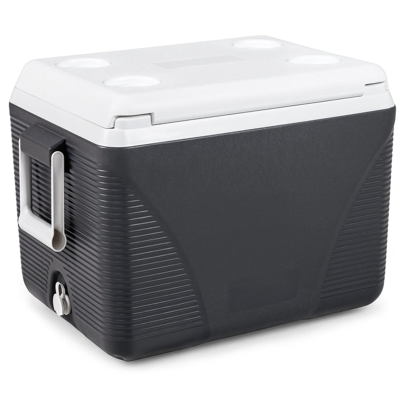 Load image into Gallery viewer, Goplus 43.3 Quart Portable Hard Cooler with Handles and 4 Cup Holders