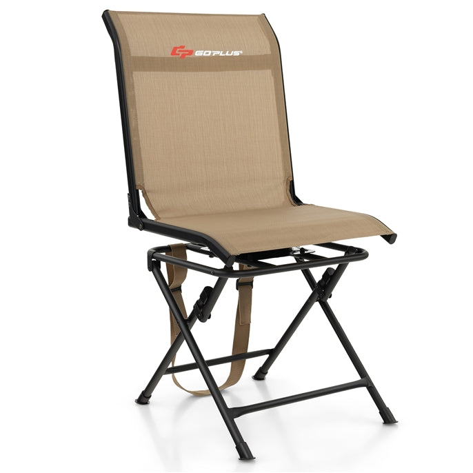 Load image into Gallery viewer, Goplus Hunting Chair, 360-Degree Swivel Hunting Blind Chair with Carrying Strap