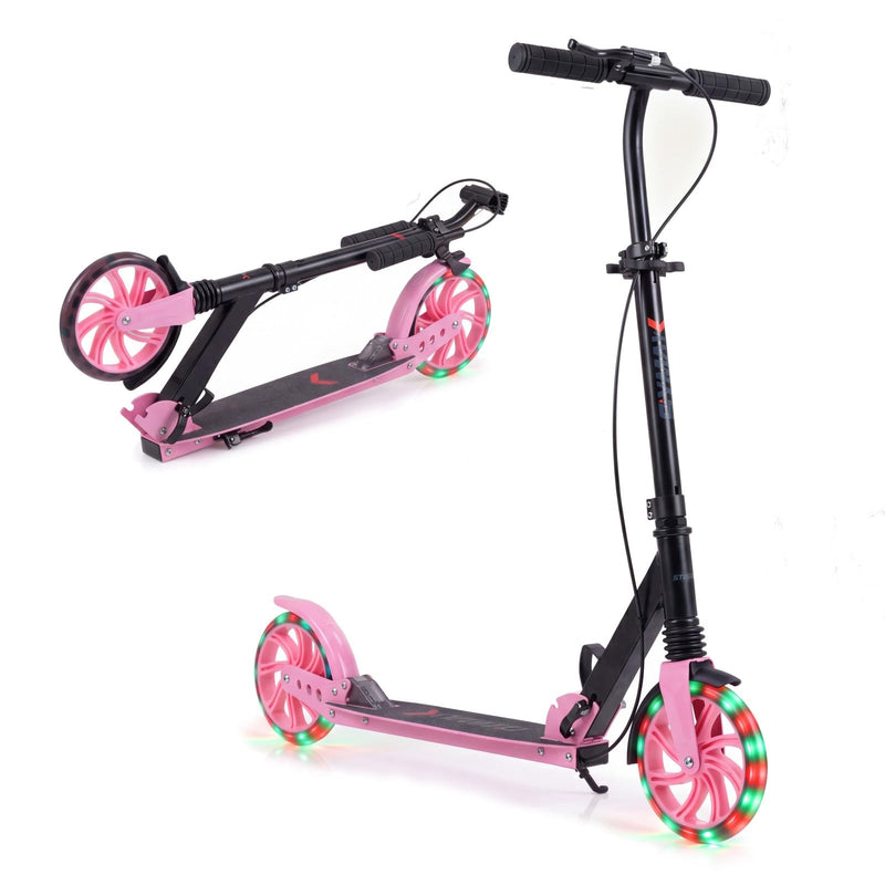 Load image into Gallery viewer, Goplus Foldable Kick Scooter for Teens Adults with Light-up Wheels