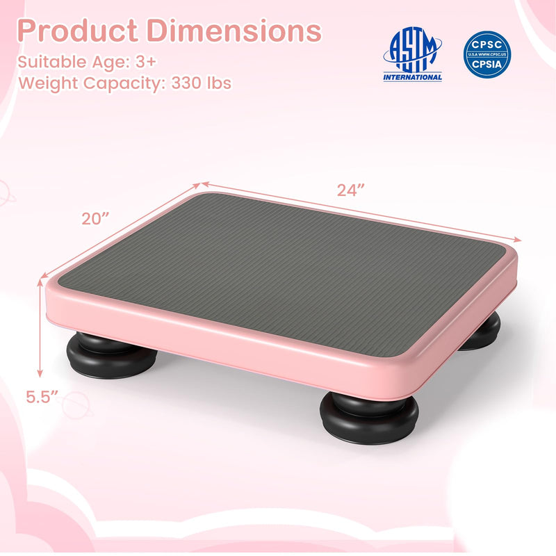 Load image into Gallery viewer, Goplus 24" x 20" Mini Trampoline with Elastic Rope | Rebounder Bouncing Board