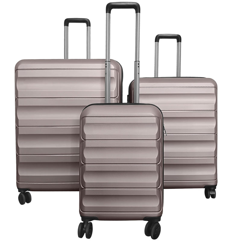 Load image into Gallery viewer, Goplus 20/24/28 Inch Lightweight Hardshell Suitcases with 360° Spinner Wheels(3 Piece Wide Cross Stripe)