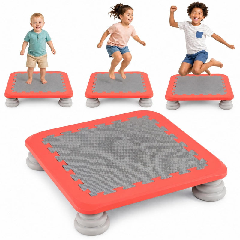 Load image into Gallery viewer, Goplus Mini Trampoline for Kids with 4 Non‑Slip Removable Foot Pads | 25.5" Rebounder for Boys Girls