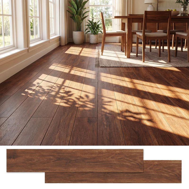 Load image into Gallery viewer, Goplus 24-Pack 36 Sq.Ft Wood Grain Floor Tiles Waterproof Vinyl Plank Flooring