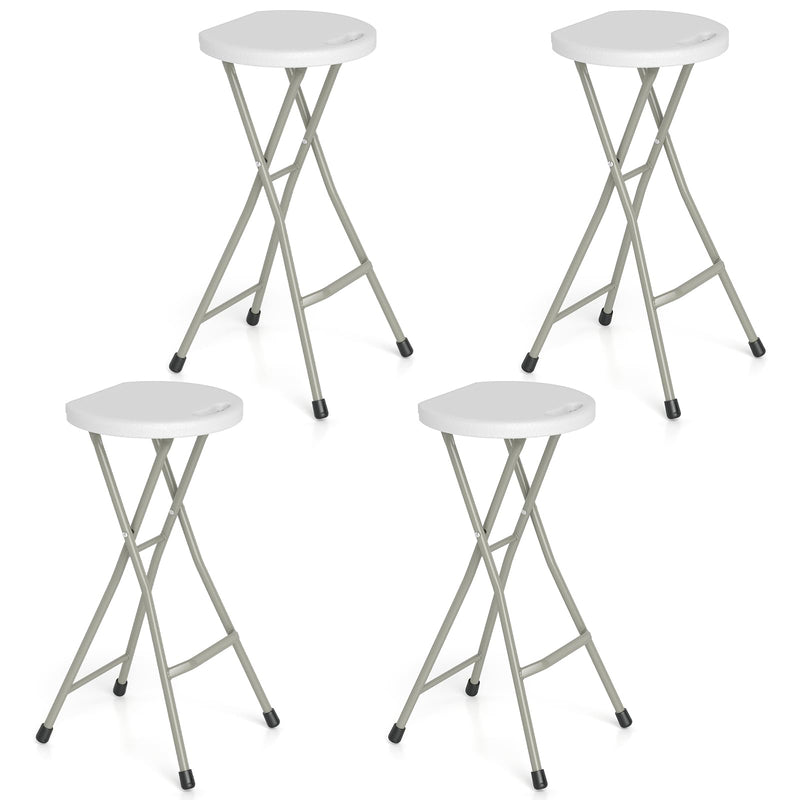 Load image into Gallery viewer, Goplus Folding Stool, 28 inch Foldable Camping Stool for Adults with 330 lb Capacity
