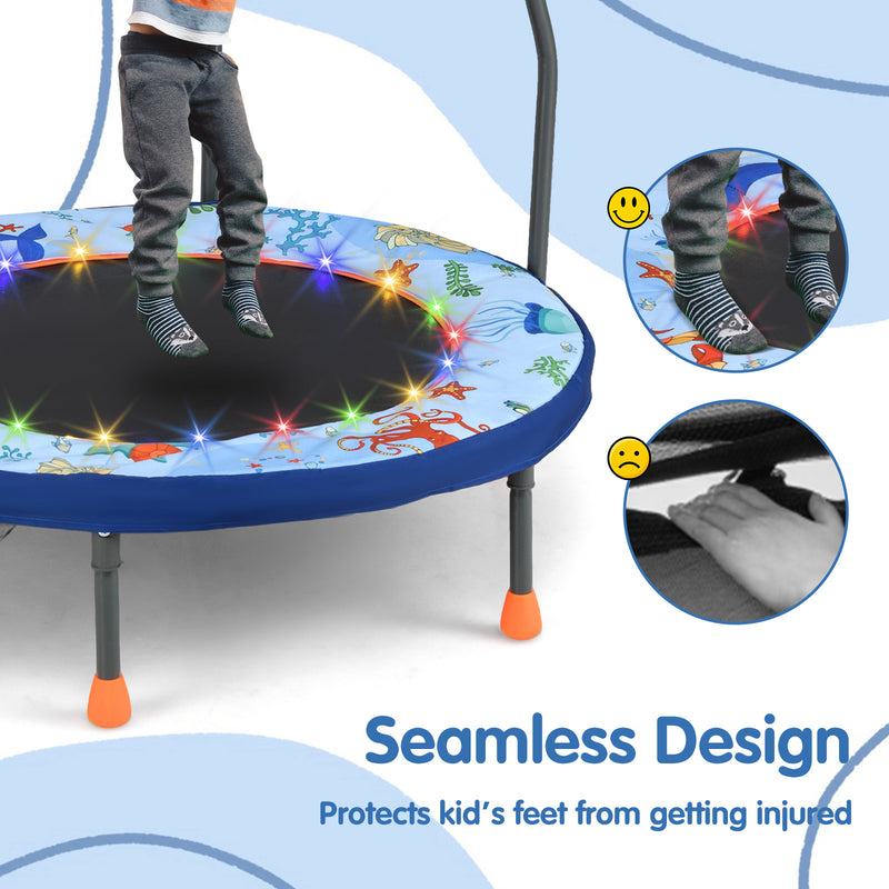 Load image into Gallery viewer, Goplus 36'' Foldable Toddler Trampoline for Kids