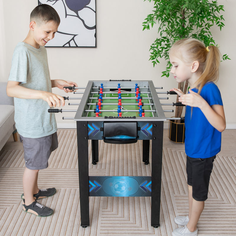 Load image into Gallery viewer, Goplus Foosball Table, Freestanding Soccer Table Game with 2 Footballs