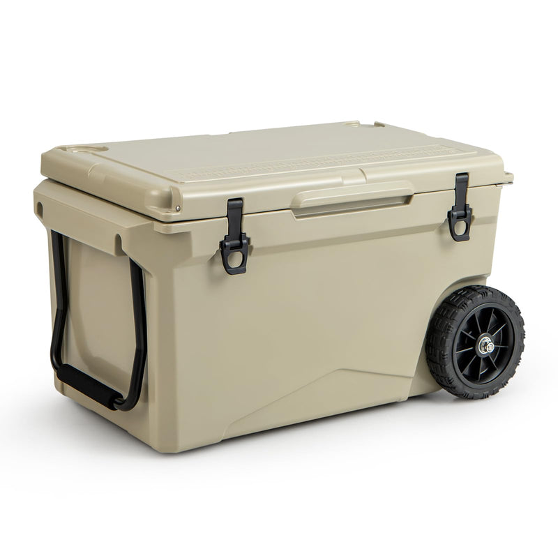 Load image into Gallery viewer, Goplus Cooler, Portable Ice Chest with All-Terrain Wheels