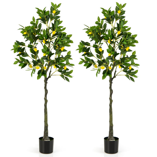 Goplus Artificial Lemon Tree