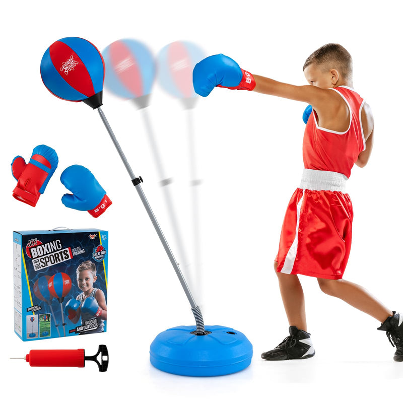Load image into Gallery viewer, Goplus Punching Bag for Kids Adjustable Boxing Toy Set with Reflex Bag