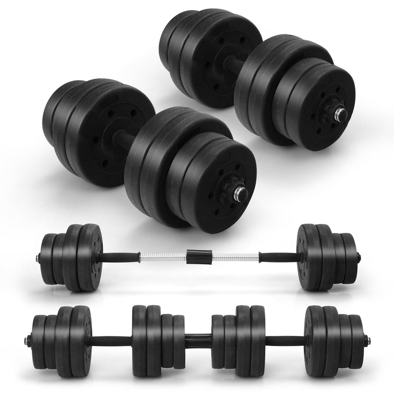 Load image into Gallery viewer, 66 Lbs Fitness Dumbbell Weight Set with Adjustable Weight Plates and Handle