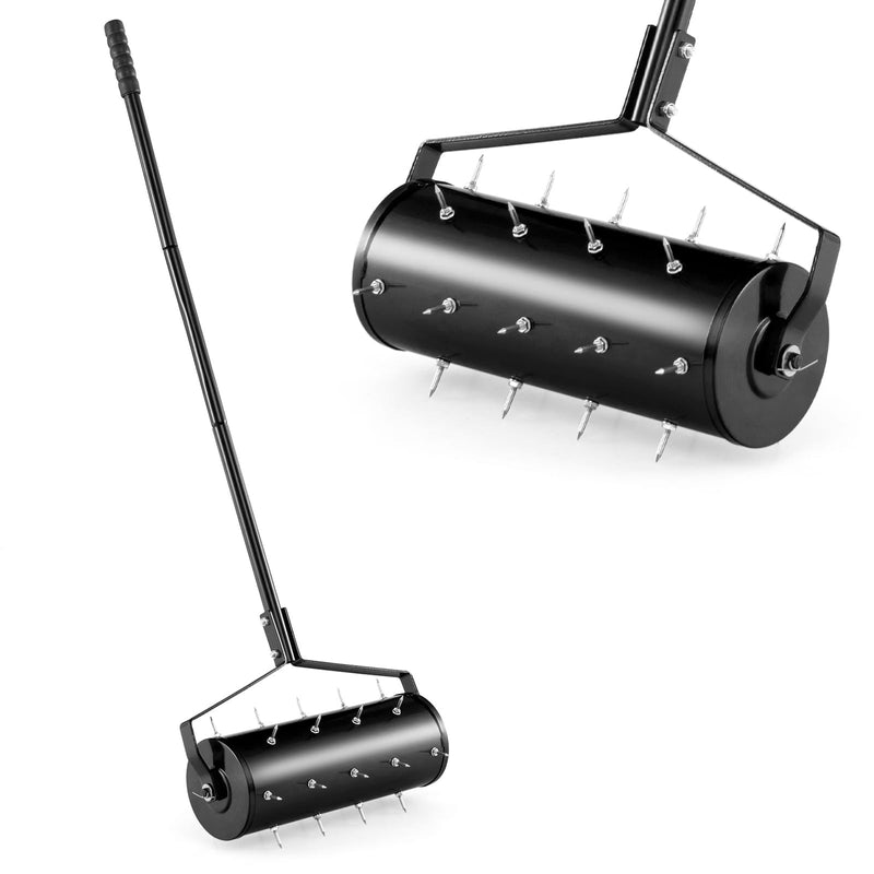 Load image into Gallery viewer, Goplus Rolling Lawn Aerator, Filled with Sand or Stone