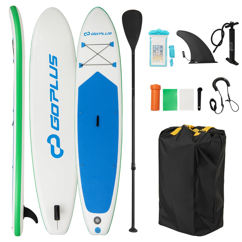 Load image into Gallery viewer, Goplus 11FT Inflatable Stand Up Paddle Board with Waterproof Phone Bag