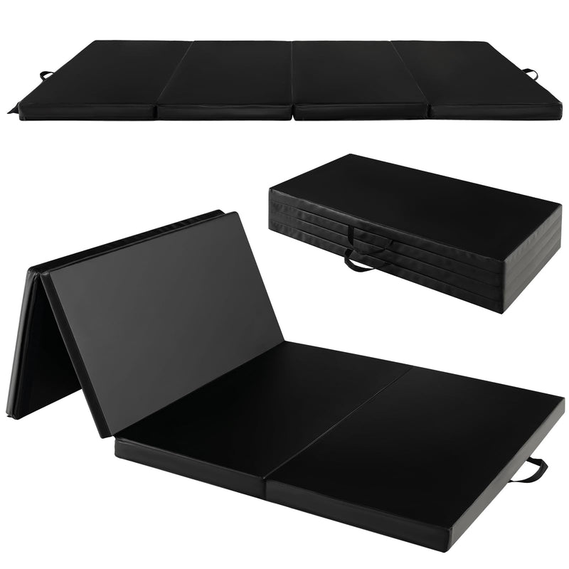 Load image into Gallery viewer, Folding Tumbling Mat with Carry Handles, Hook & Loop Fasteners - Goplus