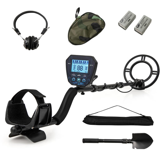 Goplus Professional Higher Accuracy Gold Detector with Backlit LCD Display for Adults
