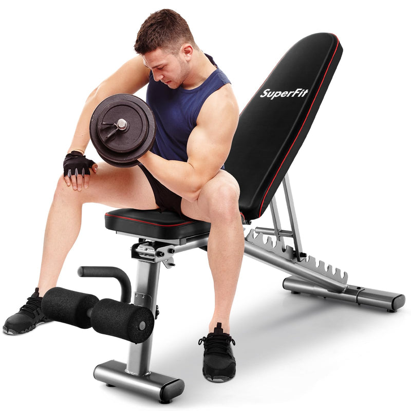 Load image into Gallery viewer, Goplus Adjustable Weight Bench