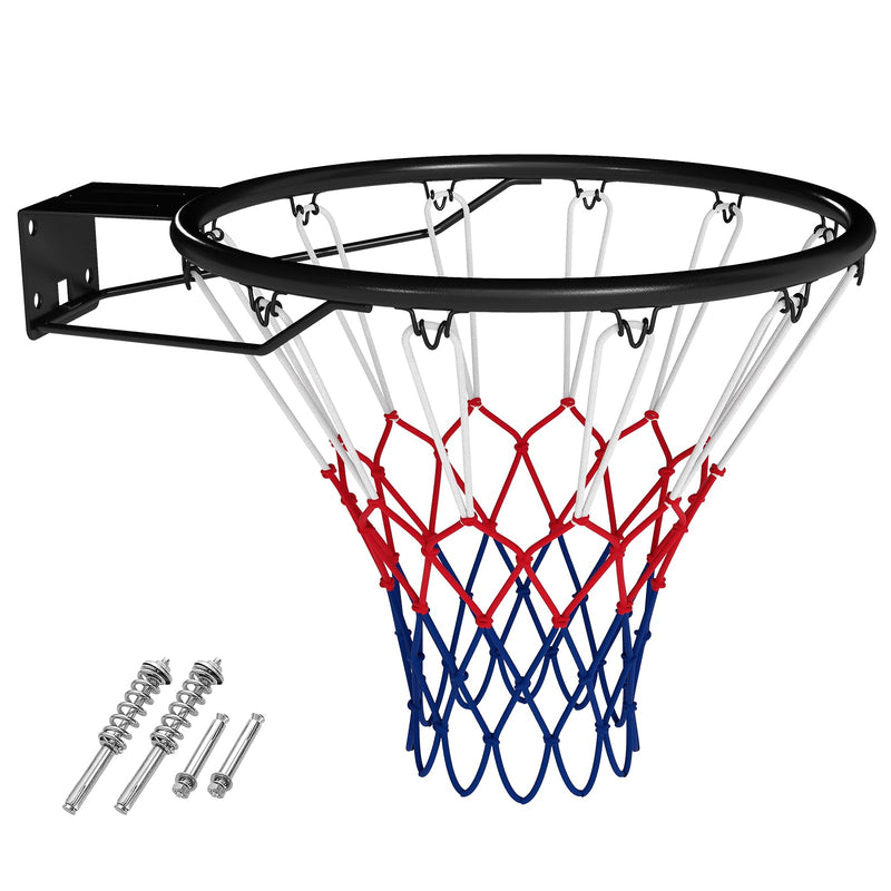 Load image into Gallery viewer, Goplus 18" Replacement Basketball Rim with All Weather Net & Dual-spring