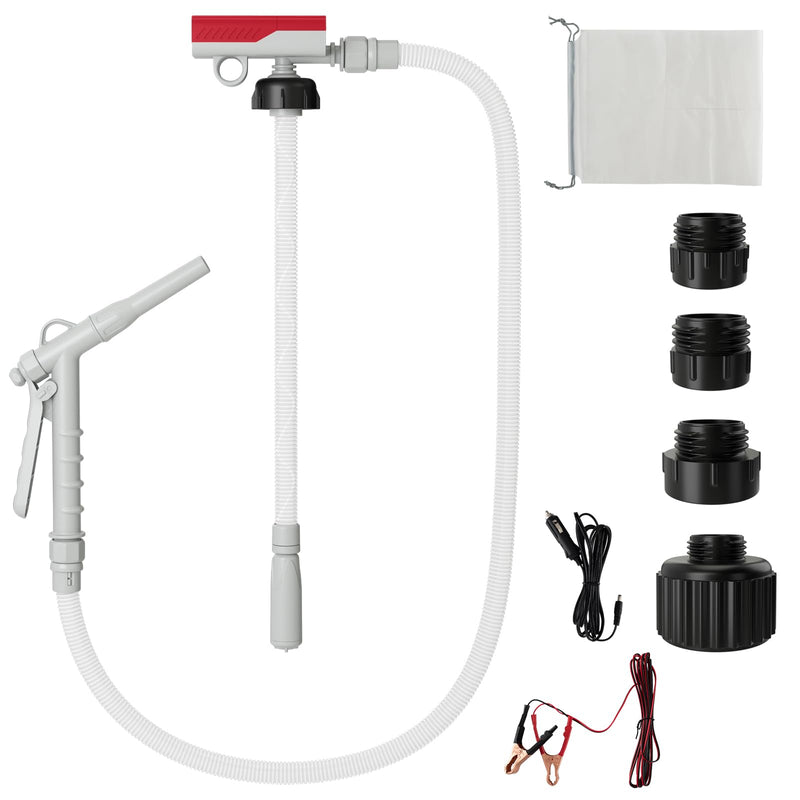 Load image into Gallery viewer, Goplus Power Battery Fuel Pump with Adjustable Flow Nozzle