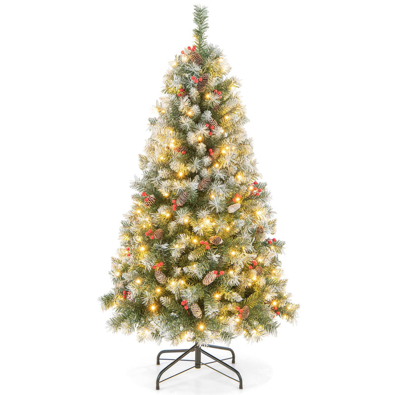 Load image into Gallery viewer, 5ft Pre-Lit Christmas Tree - Goplus