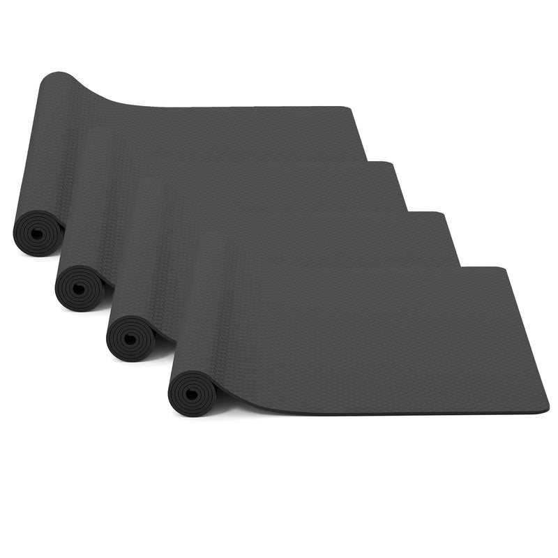 Load image into Gallery viewer, Goplus 4 PCS 7.7 x 3.8 FT Garage Floor Mats with 3D Diamond Textures