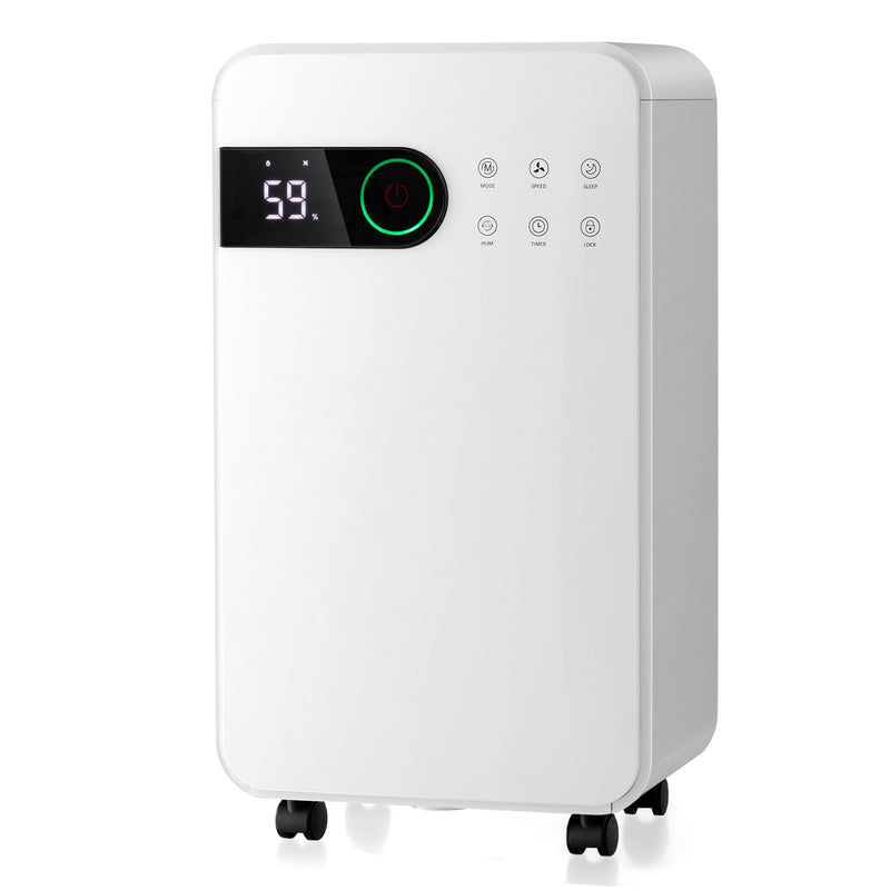 Load image into Gallery viewer, 32 Pints Dehumidifier with Sleep Mode, 24H Timer, 3-Color LED Indicator Light & Child Safety Lock, for Space up to 2500 Sq. Ft