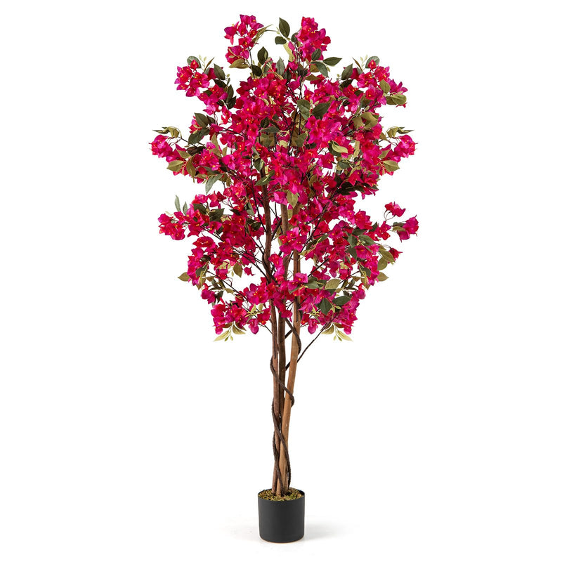 Load image into Gallery viewer, Goplus 6 FT Bougainvillea Artificial Tree Artificial Plants for Indoor Decor