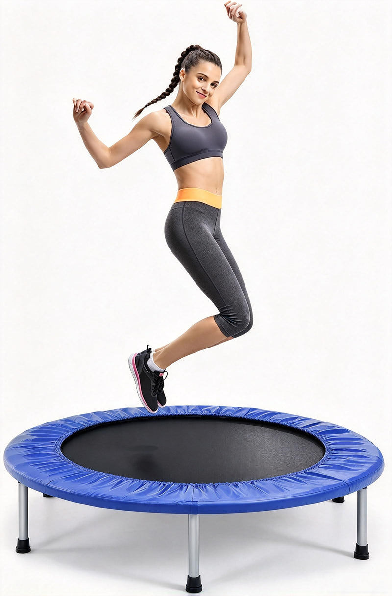 Load image into Gallery viewer, Goplus 40” Foldable Mini Trampoline | Rebounder Trampoline for Adults Max Load 330LBS