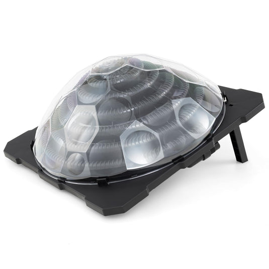 Goplus Solar Pool Heater Above Ground Inground Swimming Pool Dorm Heater with Rotatable Hose Connectors and Foldable Legs