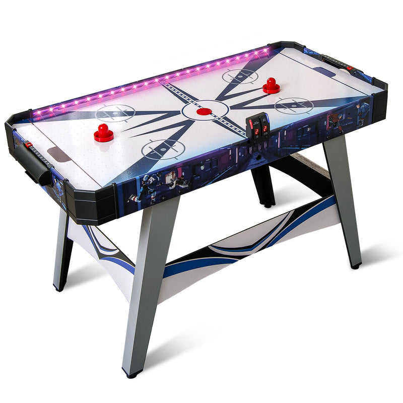 Load image into Gallery viewer, Goplus 54" Air Hockey Table, Hockey Game Table w/LED Scoreboard, Lights, 2 Pucks, 2 Pushers