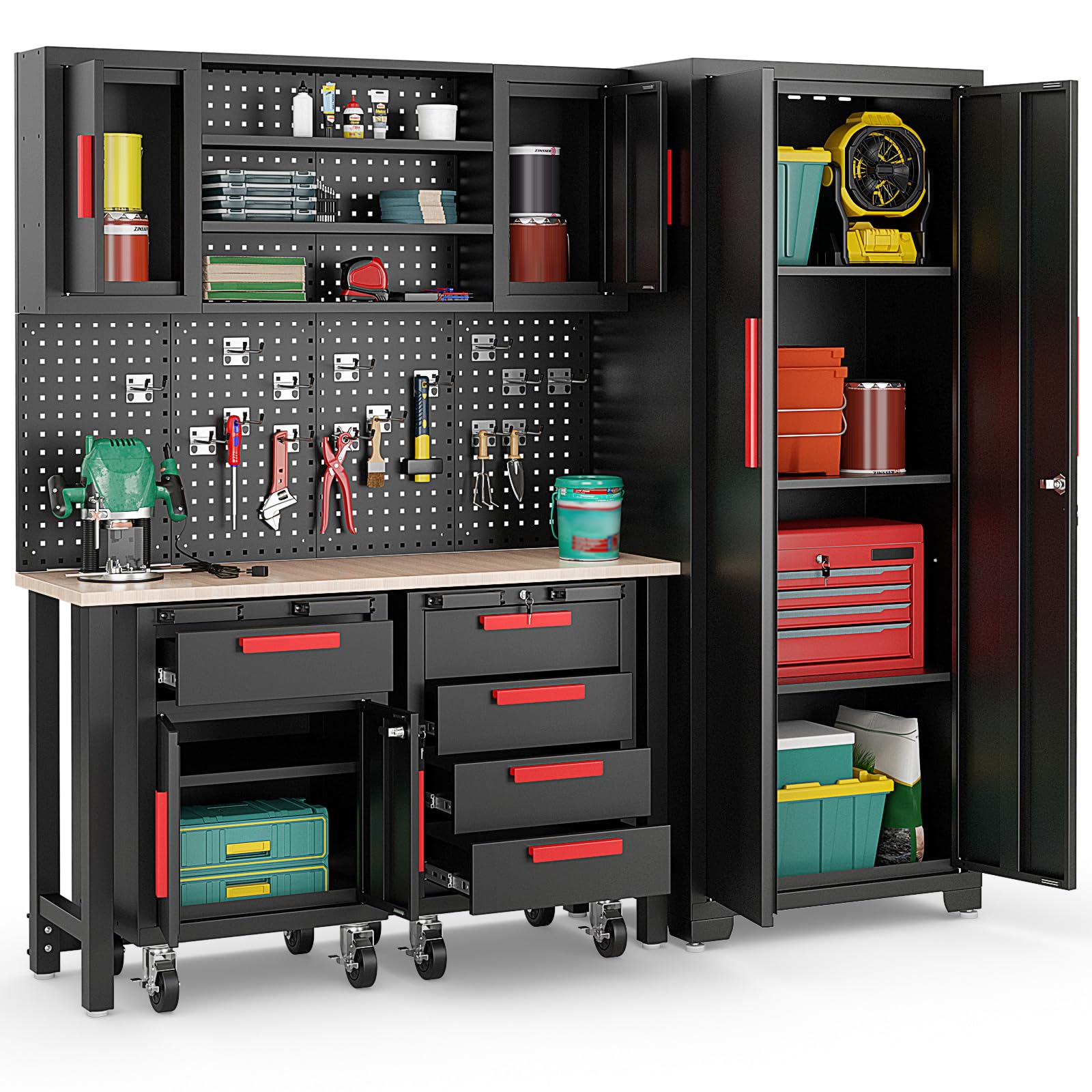 Goplus Garage Cabinets and Storage System – Goplusus.com
