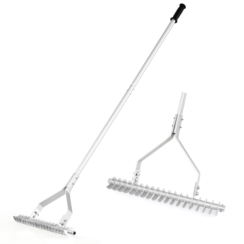 Load image into Gallery viewer, Goplus 20-Inch Thatch Rake for Cleaning Dead Grass loosening Soil