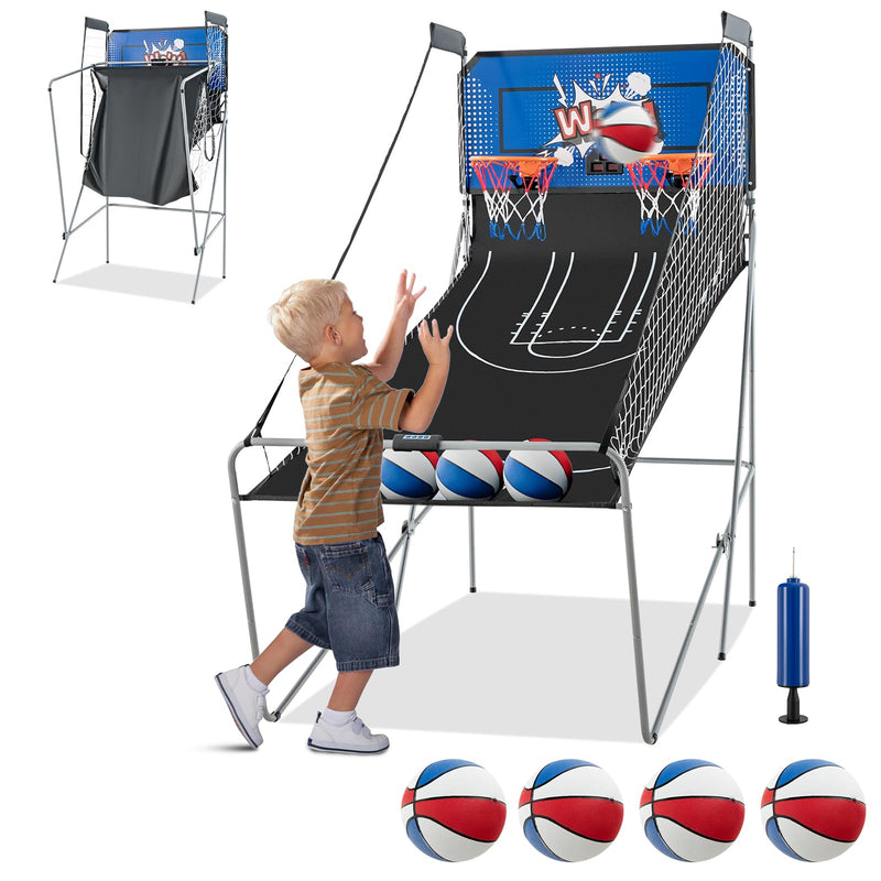 Load image into Gallery viewer, Goplus Foldable Dual Shot Basketball Arcade Game