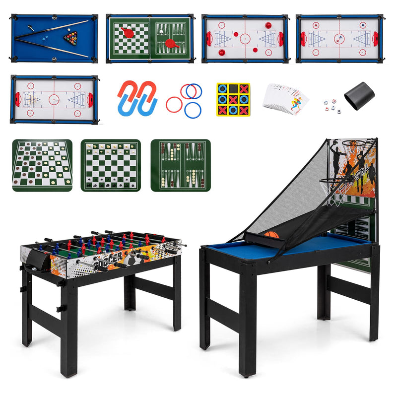Load image into Gallery viewer, Goplus 14-in-1 Multi Game Table Adults Gifts for Home Arcade Game Room
