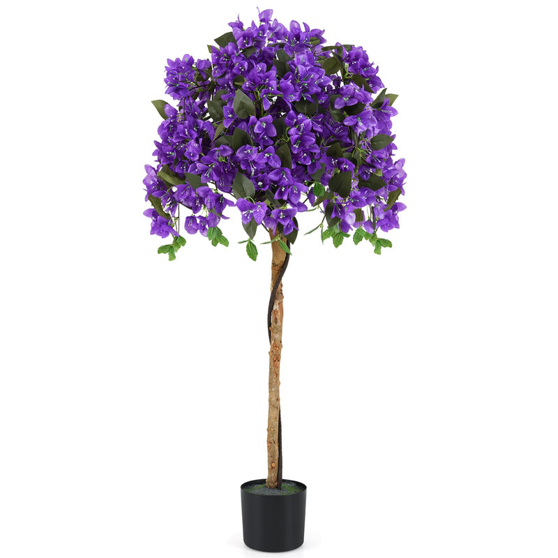Load image into Gallery viewer, Goplus 53” Bougainvillea Artificial Tree with 576 Flowers