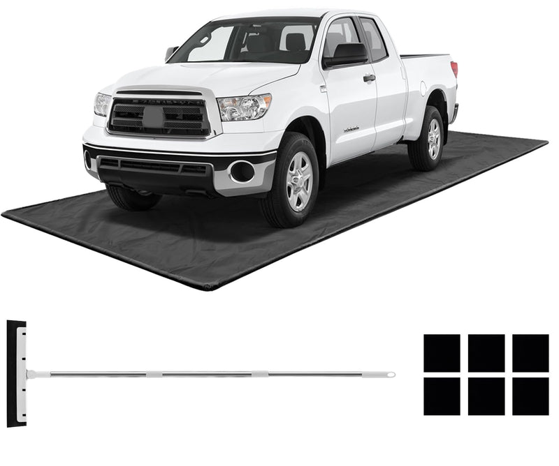Load image into Gallery viewer, Goplus Garage Floor Mat, 22’ x 9’ Garage Mat for Under Car, Waterproof Protection from Snow Rain Mud