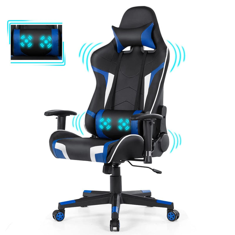 Load image into Gallery viewer, Gaming Chair, Massage Office Chair Computer Gaming Racing Chair