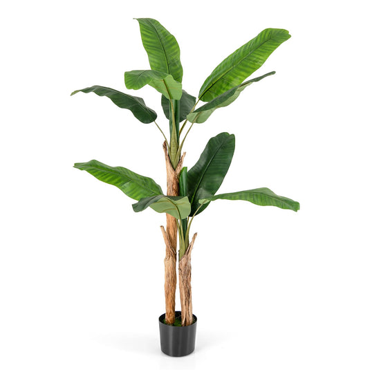 Goplus 5.5 FT Tall Artificial Banana Tree