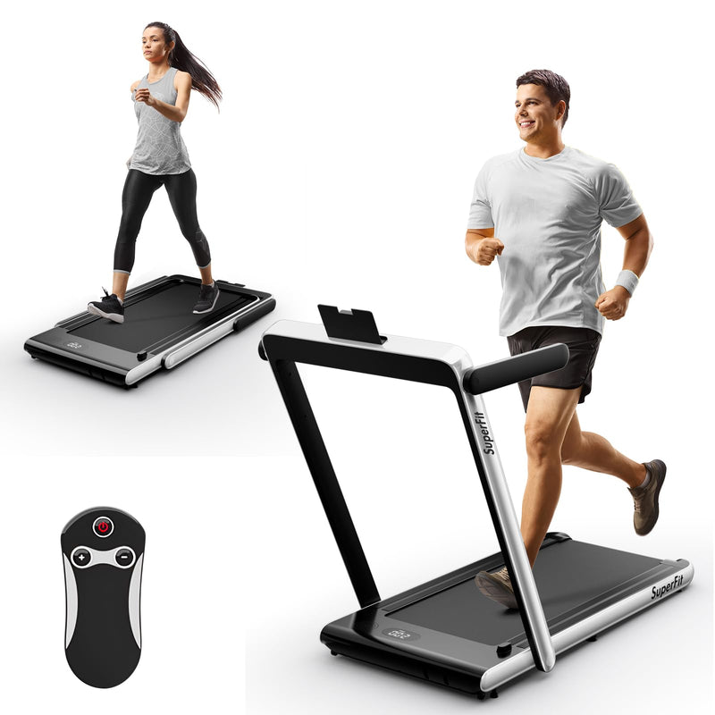 Load image into Gallery viewer, 2.5HP Superfit Folding Treadmill with Touch Panel Control - Goplus