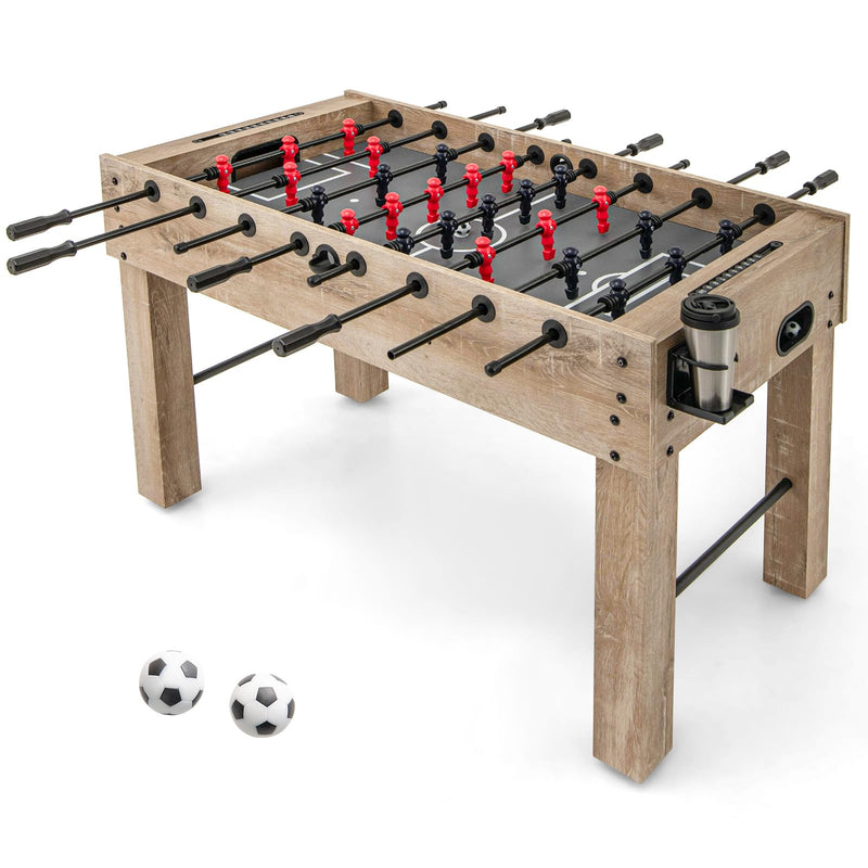 Load image into Gallery viewer, Goplus 54'' Foosball Table for Adults, Full Size Competition Soccer Game Table with Legs, 2 Balls