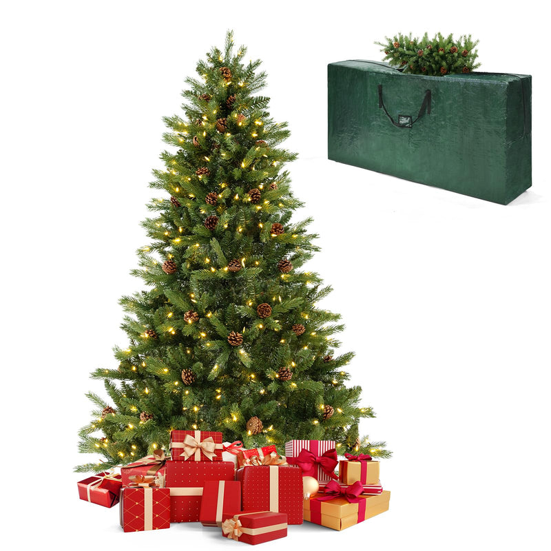 Load image into Gallery viewer, Goplus 3-Minute-Setup Pre-Lit Christmas Tree with Storage Bag