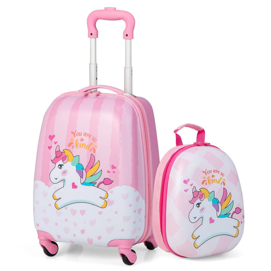 Goplus 2PC Kids Luggage, 12