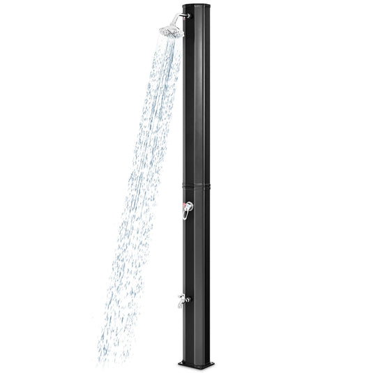 Goplus 9.3 Gallon Solar Heated Outdoor Shower