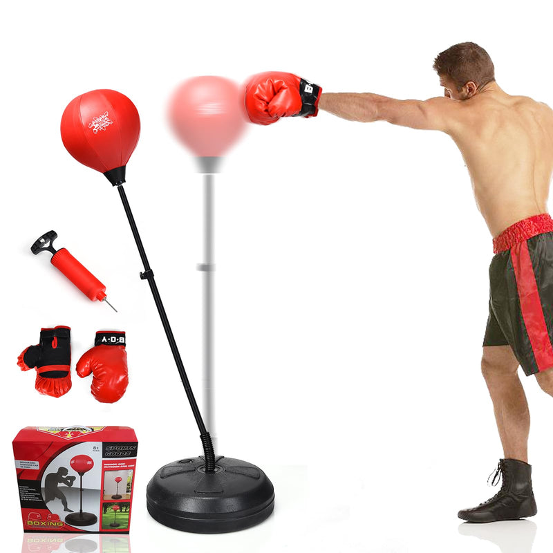Load image into Gallery viewer, Goplus Punching Bag for Kids Adjustable Boxing Toy Set with Reflex Bag