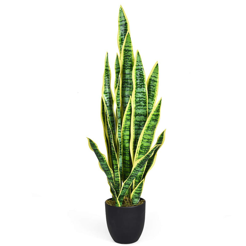 Load image into Gallery viewer, Artificial Snake Plant, 36" Fake Sansevieria