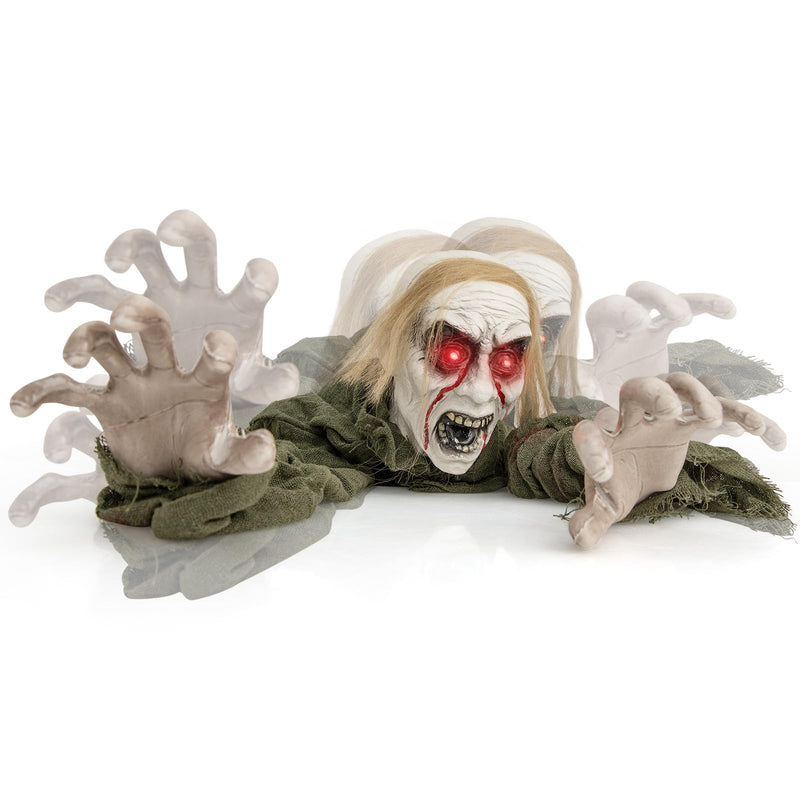 Load image into Gallery viewer, Goplus Halloween Skeleton Groundbreaker Decoration, Sound-Actived Halloween Party Decoration