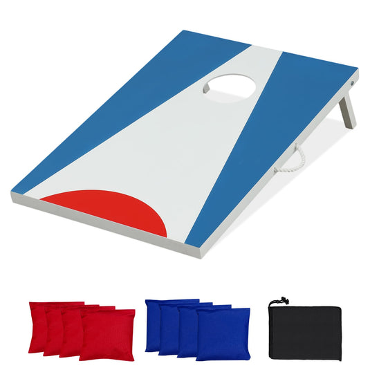 Goplus 3 x 2FT Cornhole Board Set with 8 Bean Bags