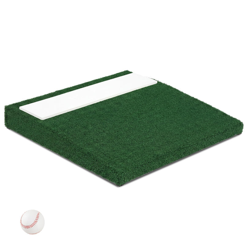 Load image into Gallery viewer, Goplus 27" x 27" x 4" Portable Pitchers Mound with Baseball