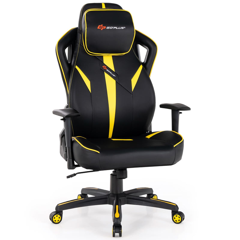 Load image into Gallery viewer, Goplus 360°Swivel Height Adjustable Computer Gamer Chair with Wide Seat Rocking Function