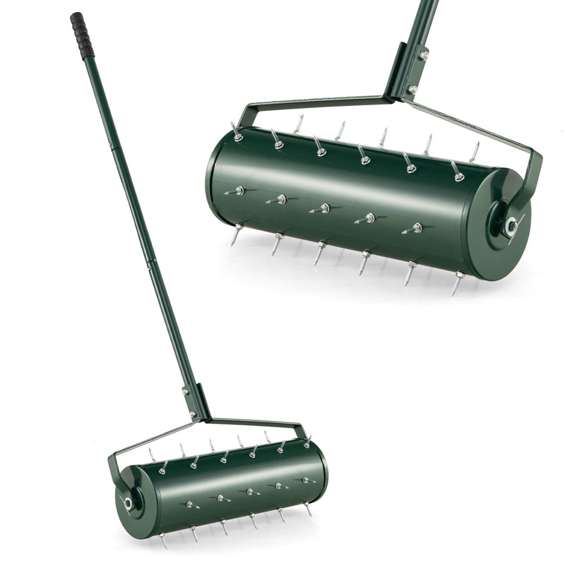 Load image into Gallery viewer, Goplus Rolling Lawn Aerator, Filled with Sand or Stone