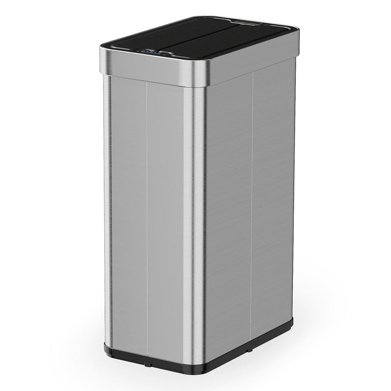 Load image into Gallery viewer, Goplus 16 Gallon Kitchen Trash Can | Slim Automatic Touchless Trash Bin for Kitchen Bedroom