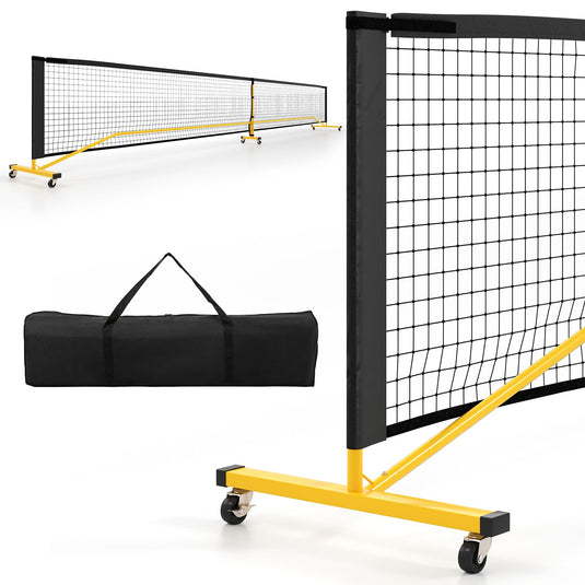 22FT Regulation Size Pickle Ball Net System with Strong Metal Frame
